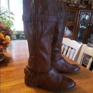 Rash tall brown boots sz9